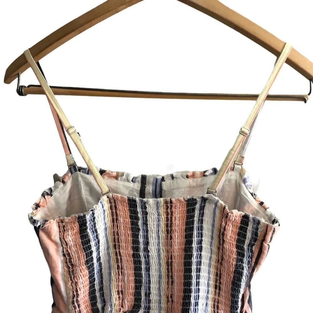 Free People Lilah midi dress strapless striped